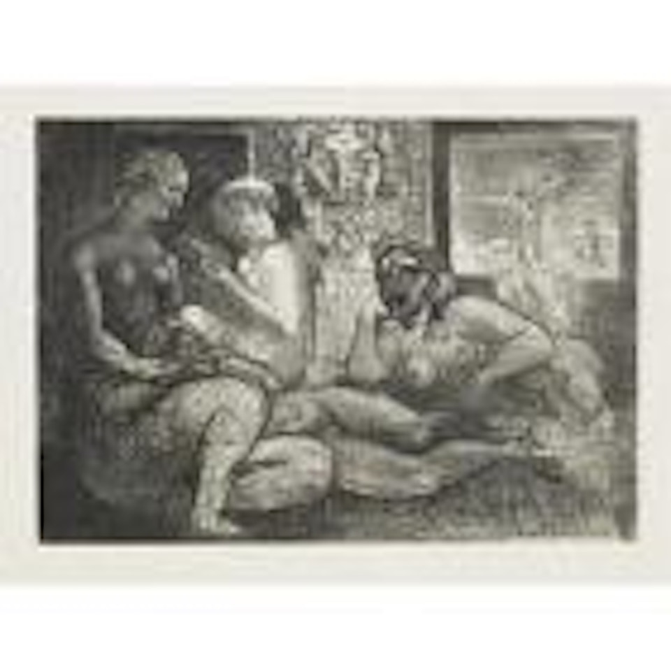 Quatre Femmes Nues Et Tete Sculptee (B. 219) by Pablo Picasso