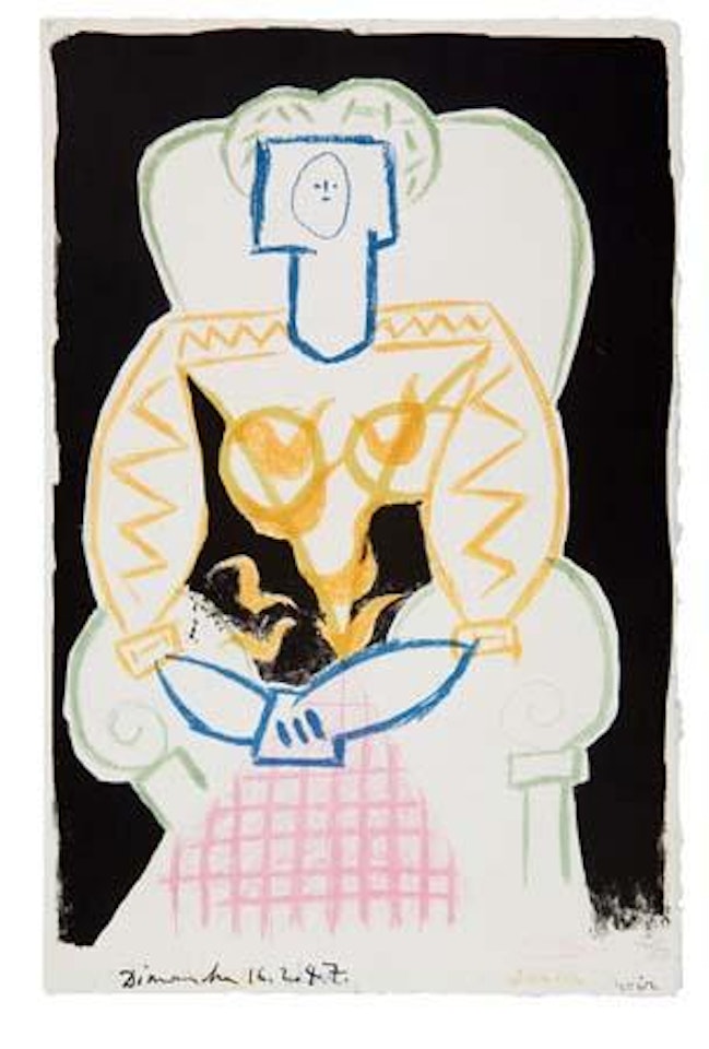 La femme au fauteuil by Pablo Picasso