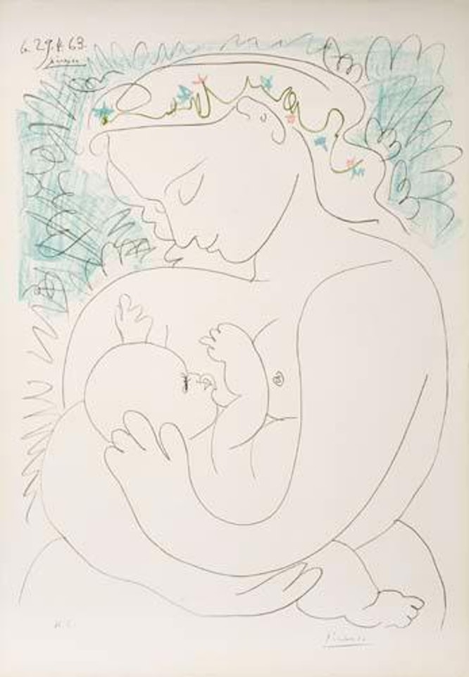 Grande maternite by Pablo Picasso
