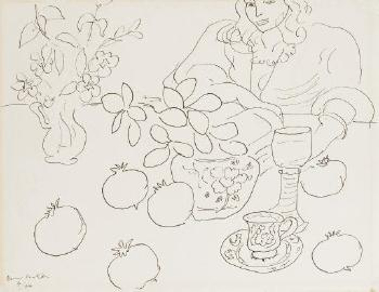 Scène d'intérieur by Henri Matisse