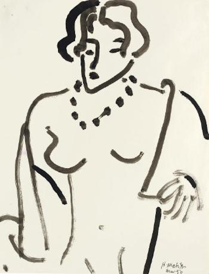 Femme au collier de perles by Henri Matisse