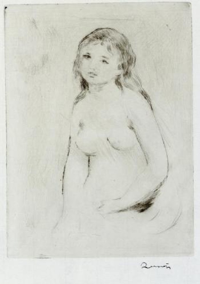 Etude pour une baigneuse (Delteil; Stella 16) by Pierre-Auguste Renoir