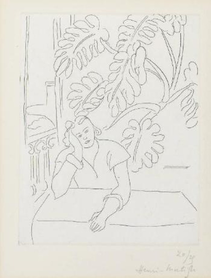 Intérieur au feuillage (D. 244) by Henri Matisse