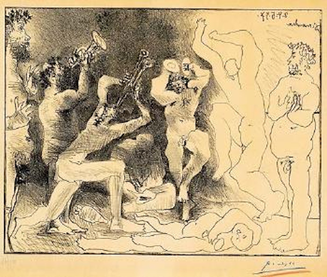 La danse des faunes by Pablo Picasso
