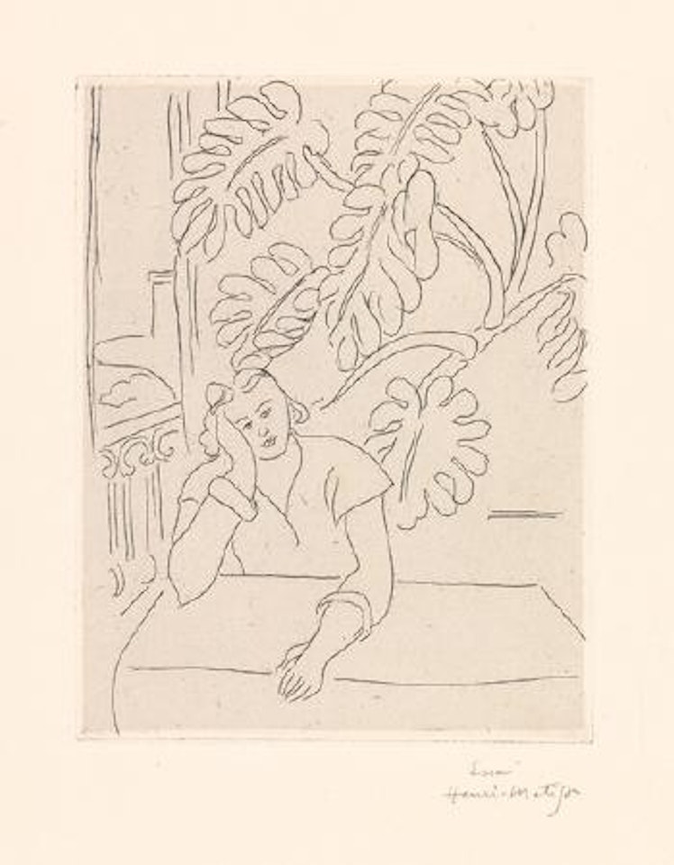 Intérieur au feuillage by Henri Matisse
