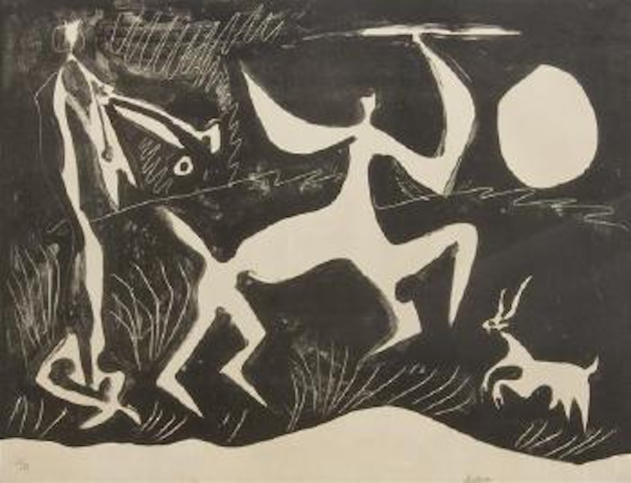 Combat de centaures by Pablo Picasso