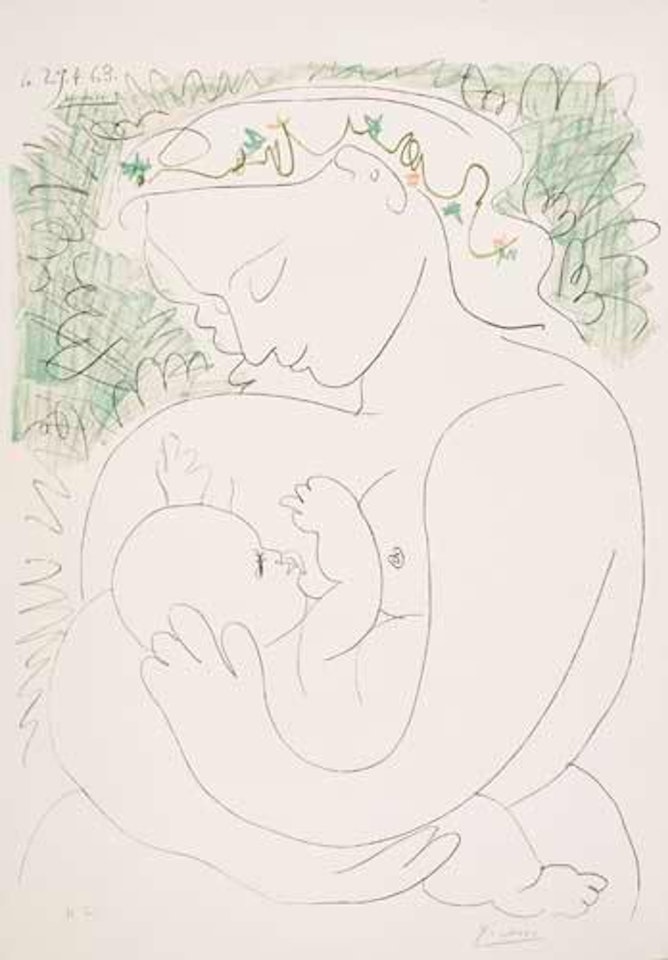 Grande Maternite by Pablo Picasso