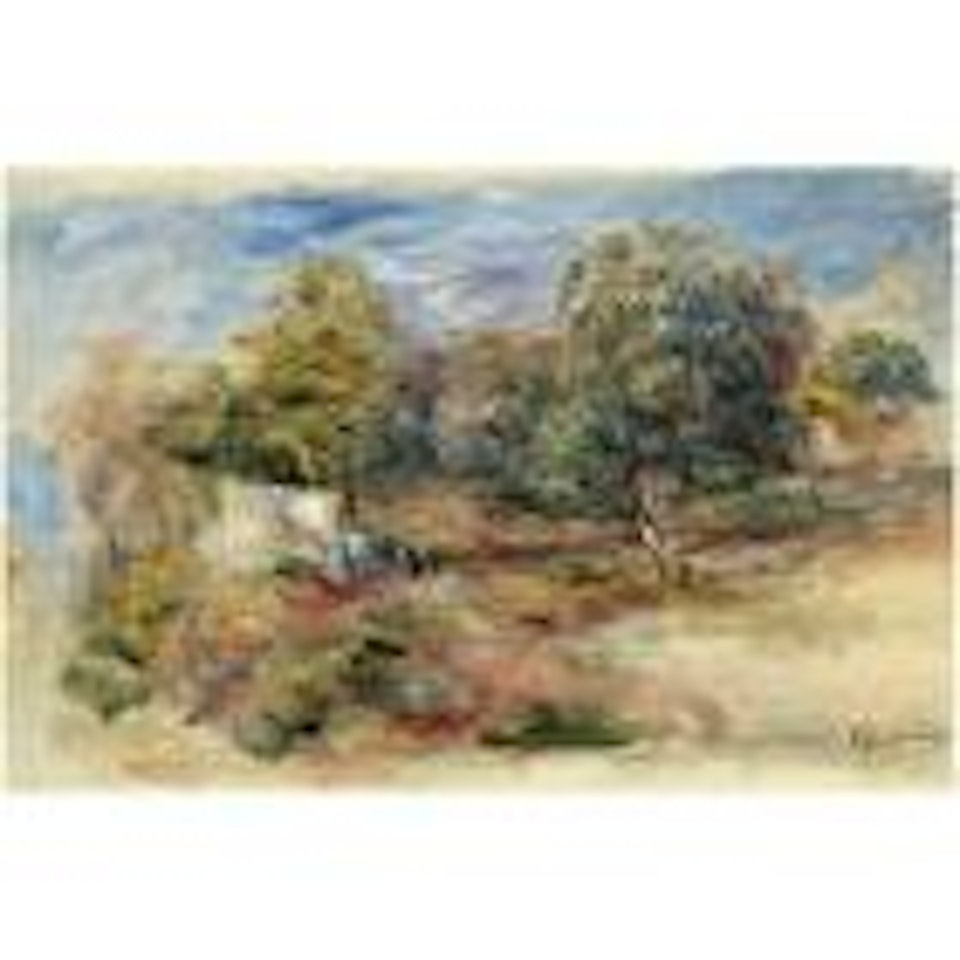 Esquisse du paysage, maison by Pierre-Auguste Renoir