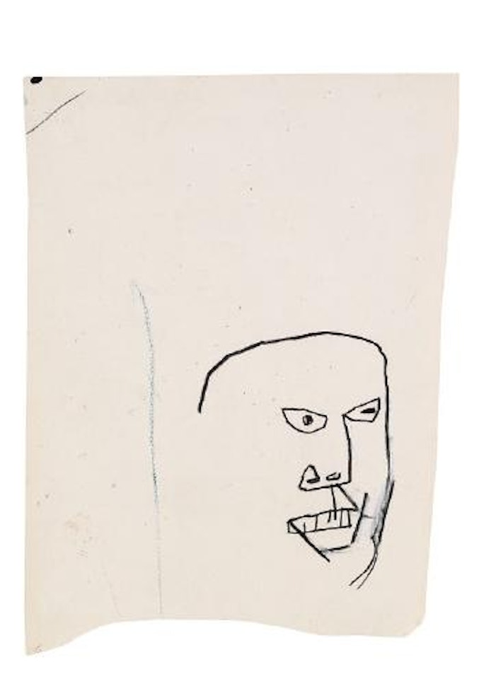 Untitled (Kopf eines zornigen Mannes) by Jean-Michel Basquiat
