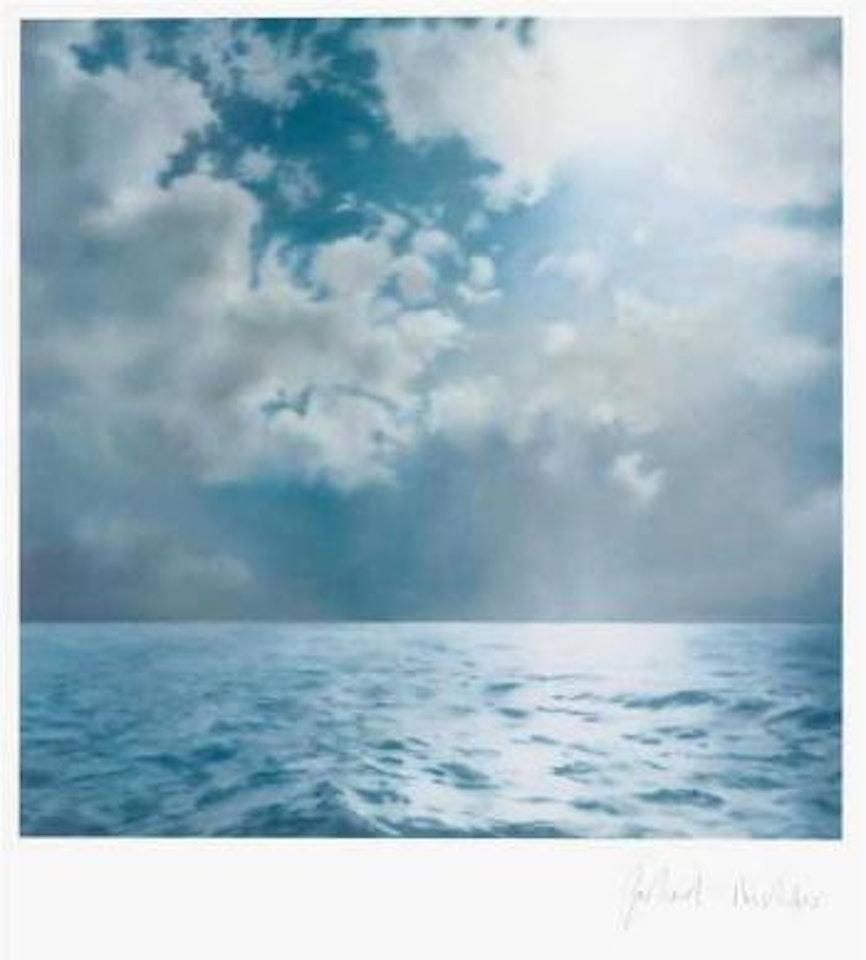 Seestück- gegenlicht by Gerhard Richter