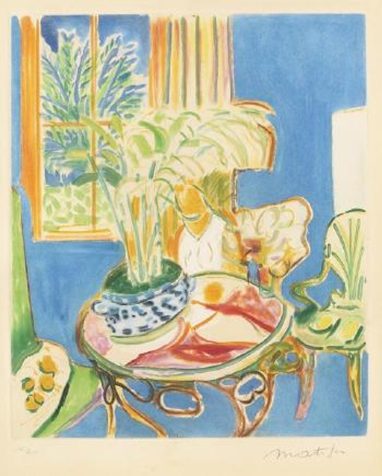 Petit Interieur Bleu by Henri Matisse