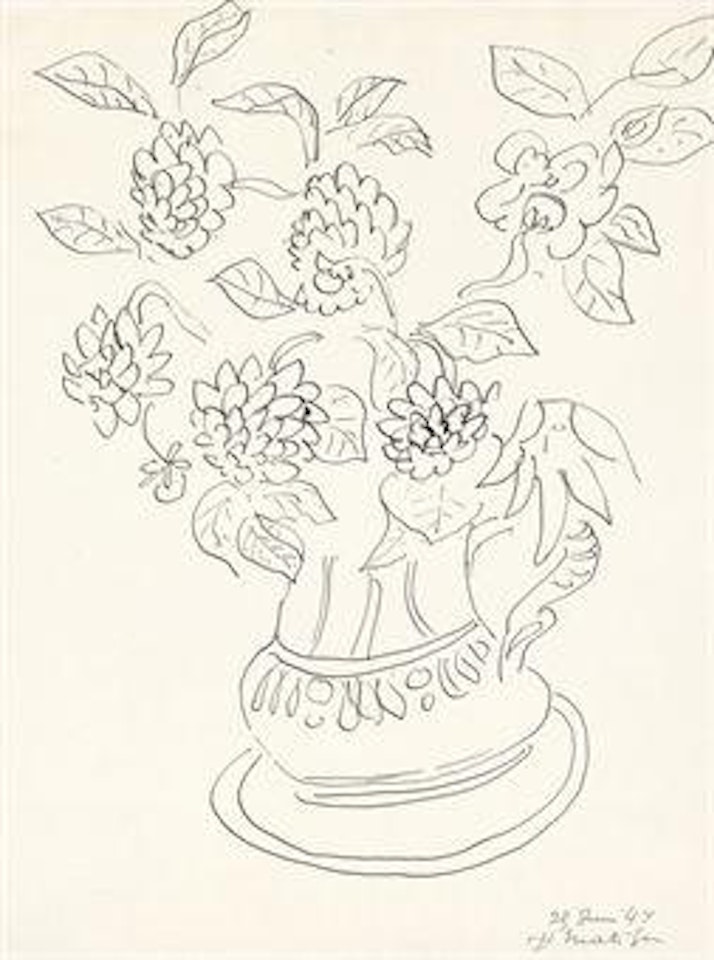 Vase de fleurs by Henri Matisse