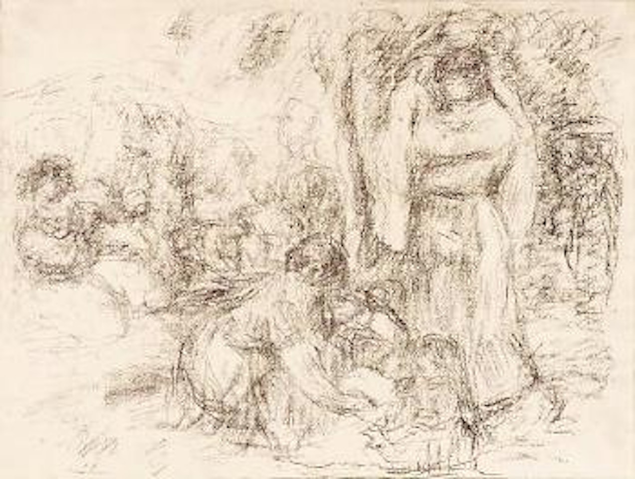 Les laveuses, 2e pensée (D., S. 53) by Pierre-Auguste Renoir
