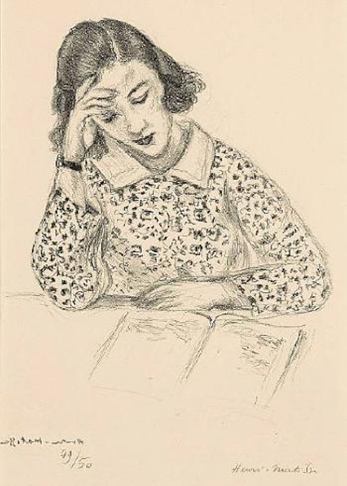 Petite liseuse (D. 431) by Henri Matisse