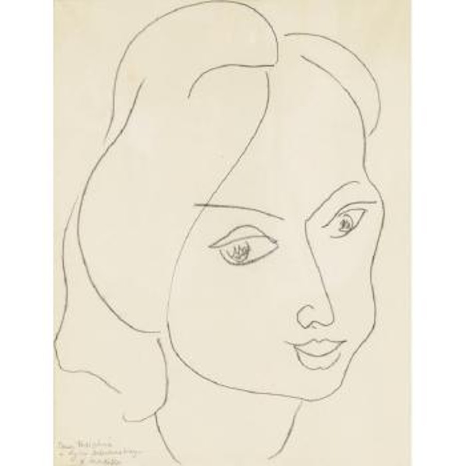 Portrait De Lydia Delectorskaya by Henri Matisse