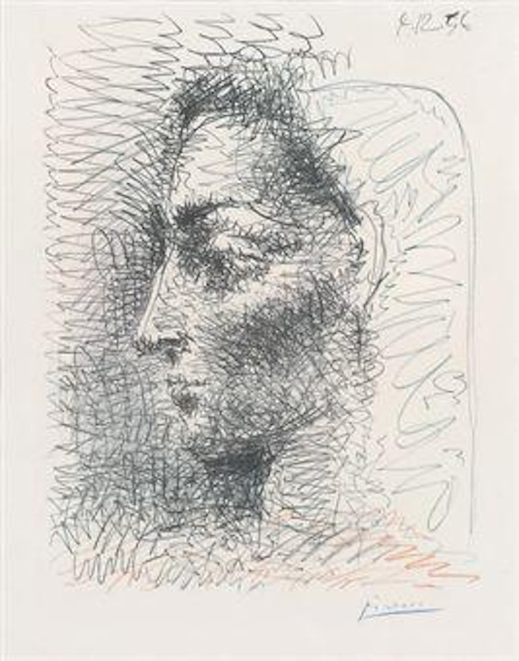 Portrait de Jacqueline (M. 289a; B. 827) by Pablo Picasso