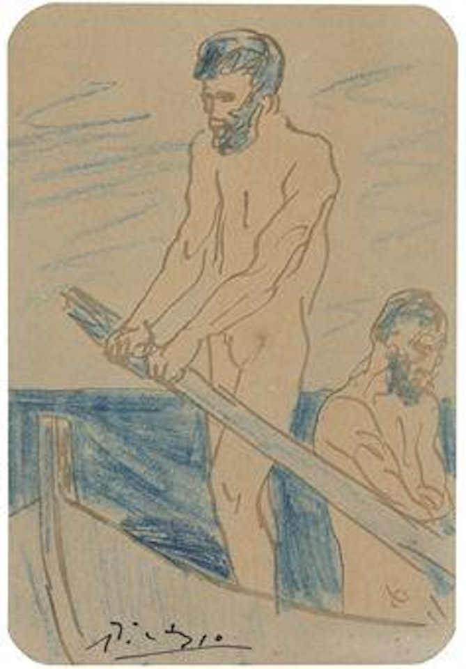 Bateliers nus by Pablo Picasso