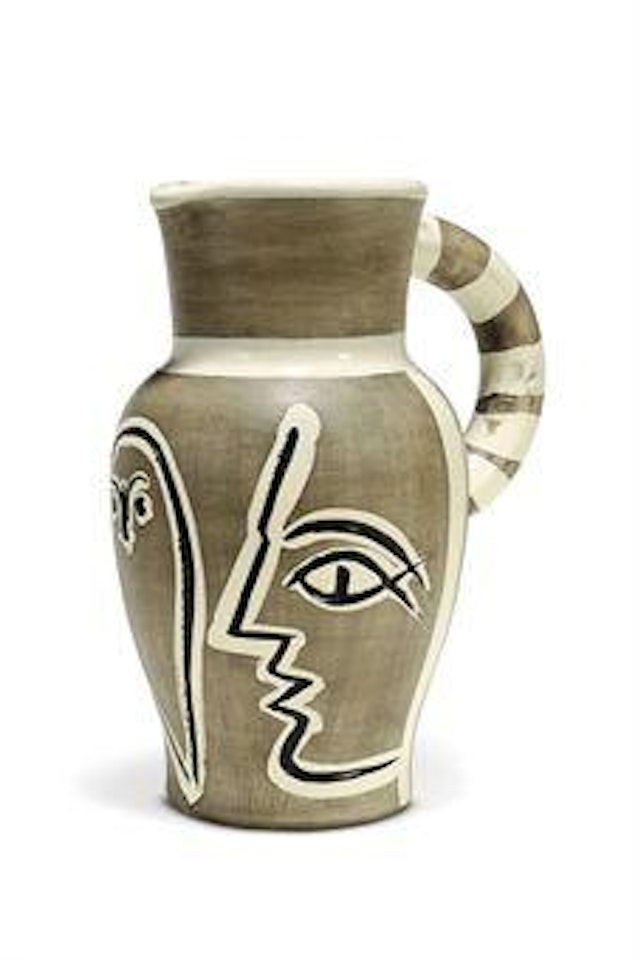 Grey Engraved Pitcher (Alain RamiÃ© 246) by Pablo Picasso