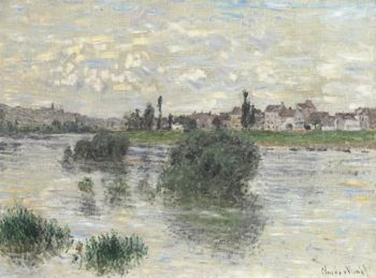La Seine à Lavacourt by Claude Monet