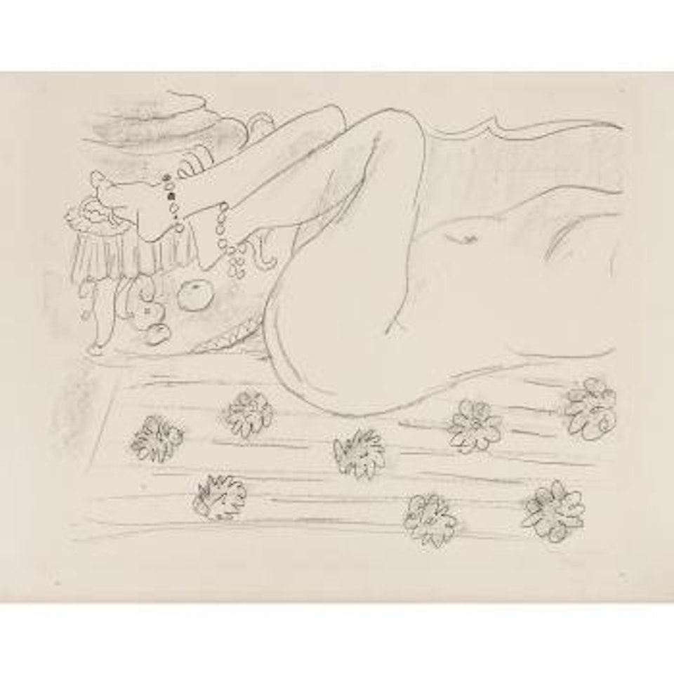 Nu, etude d'un mouvement de jambes (D. 501) by Henri Matisse
