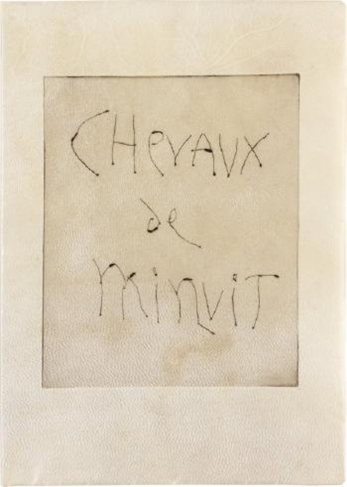 Roch Grey. Chevaux de minuit. Epopée – Par Iliazd et Pablo Picasso by Pablo Picasso