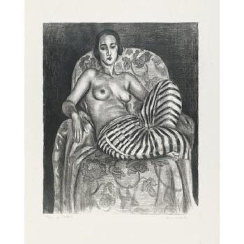 Grande Odalisque A La Culotte Bayadere (D. 455) by Henri Matisse