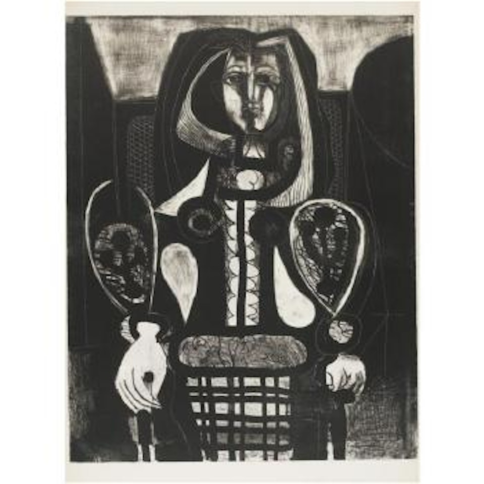 Femme Au Fauteuil No. 4 (M. 137; Not In B.) by Pablo Picasso