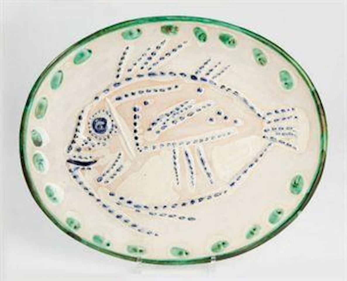 Poisson Fond Roux (Gb 28; Ar 169) by Pablo Picasso