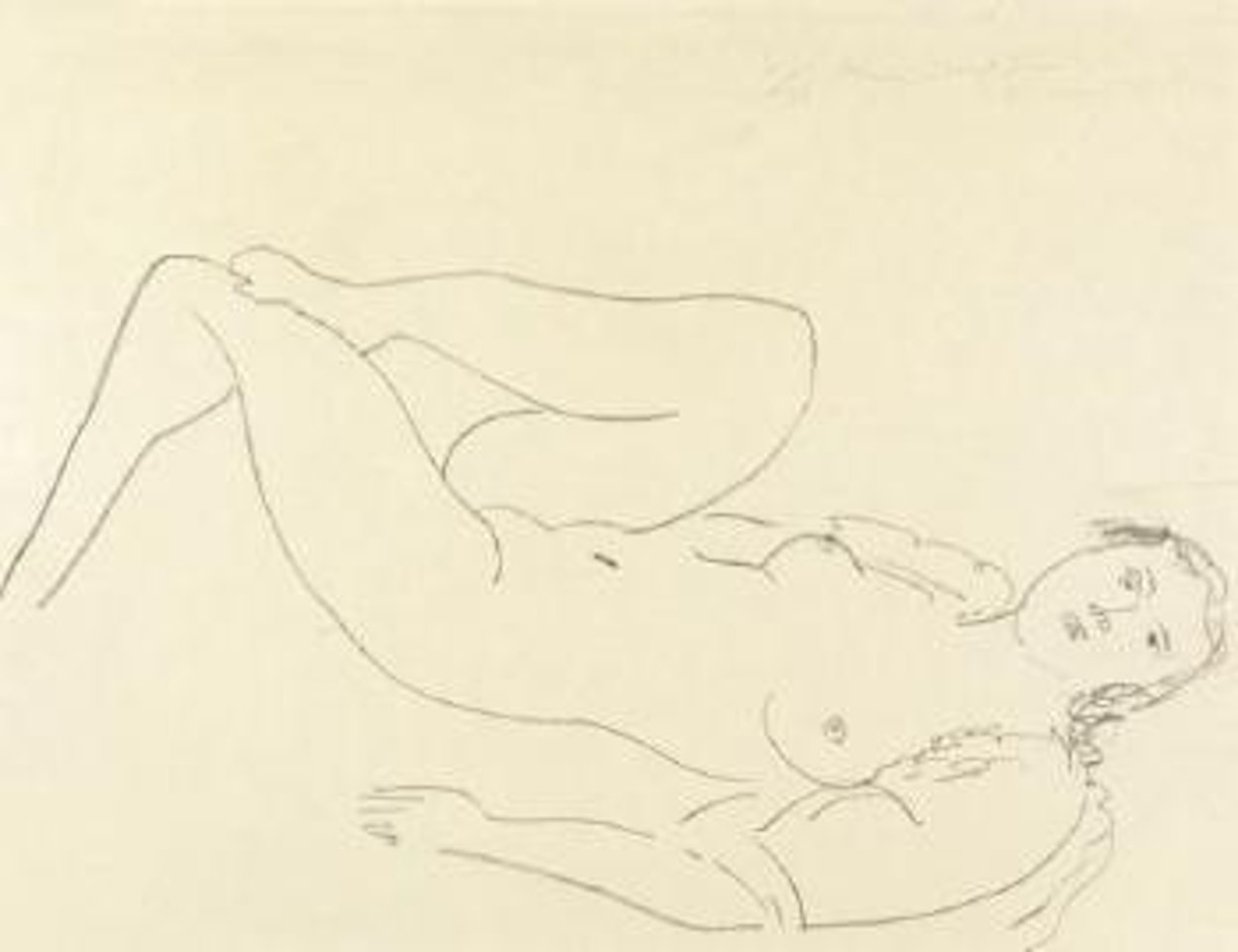 La blouse turque, étude de jambes by Henri Matisse