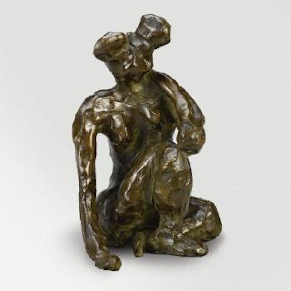 Nu Accroupi, Main Droite À Terre (Pochade) by Henri Matisse