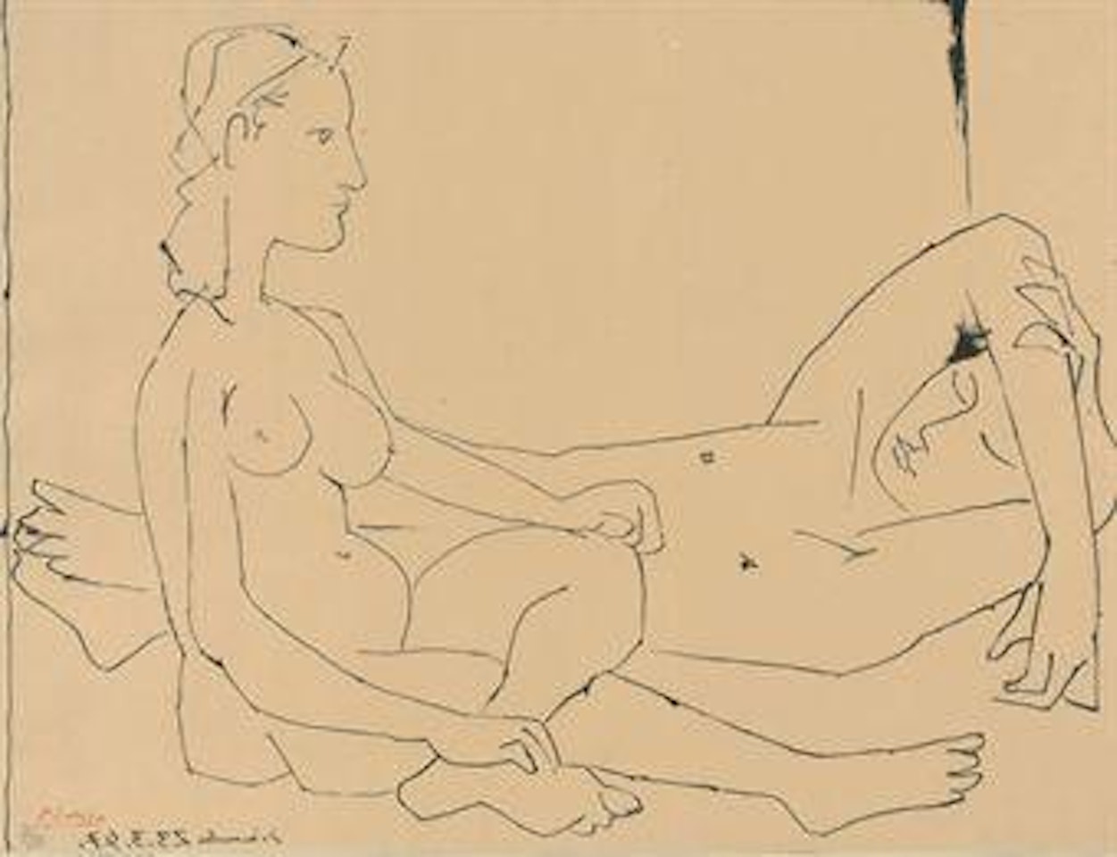 Couple (B. 434; M. 80) by Pablo Picasso