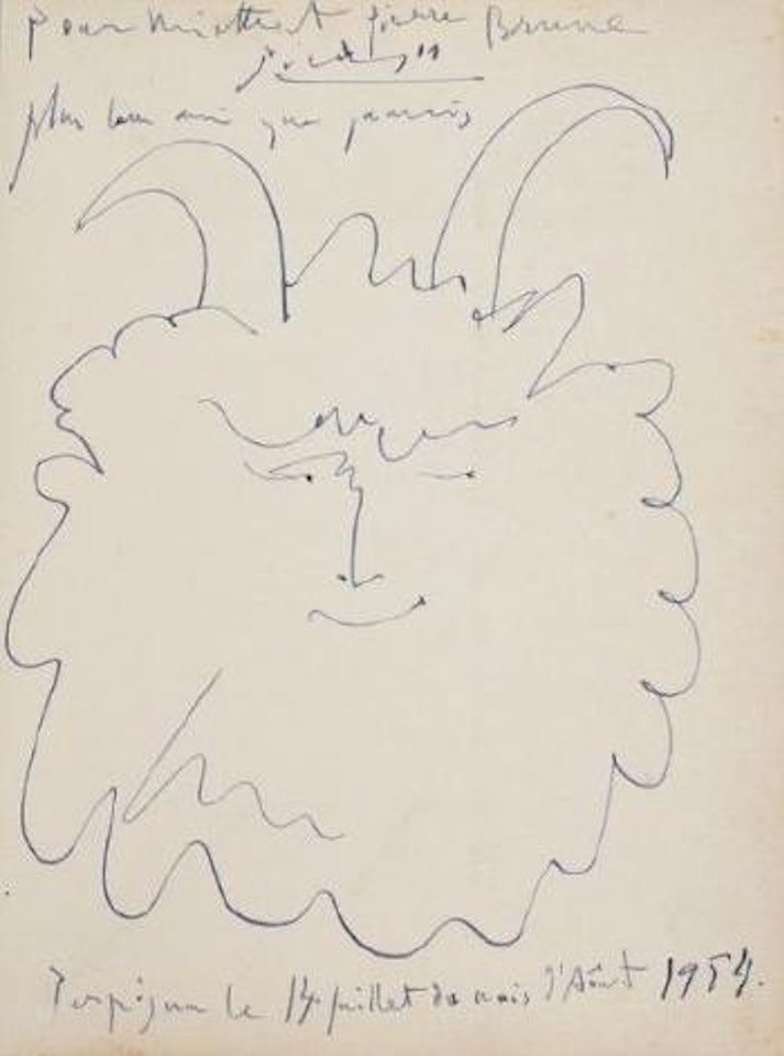 Tête de faune by Pablo Picasso