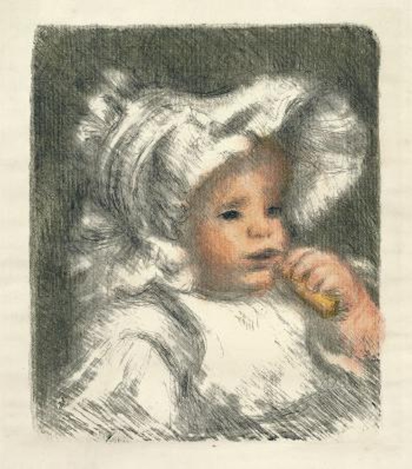 L'enfant au biscuit (Jean Renoir) by Pierre-Auguste Renoir
