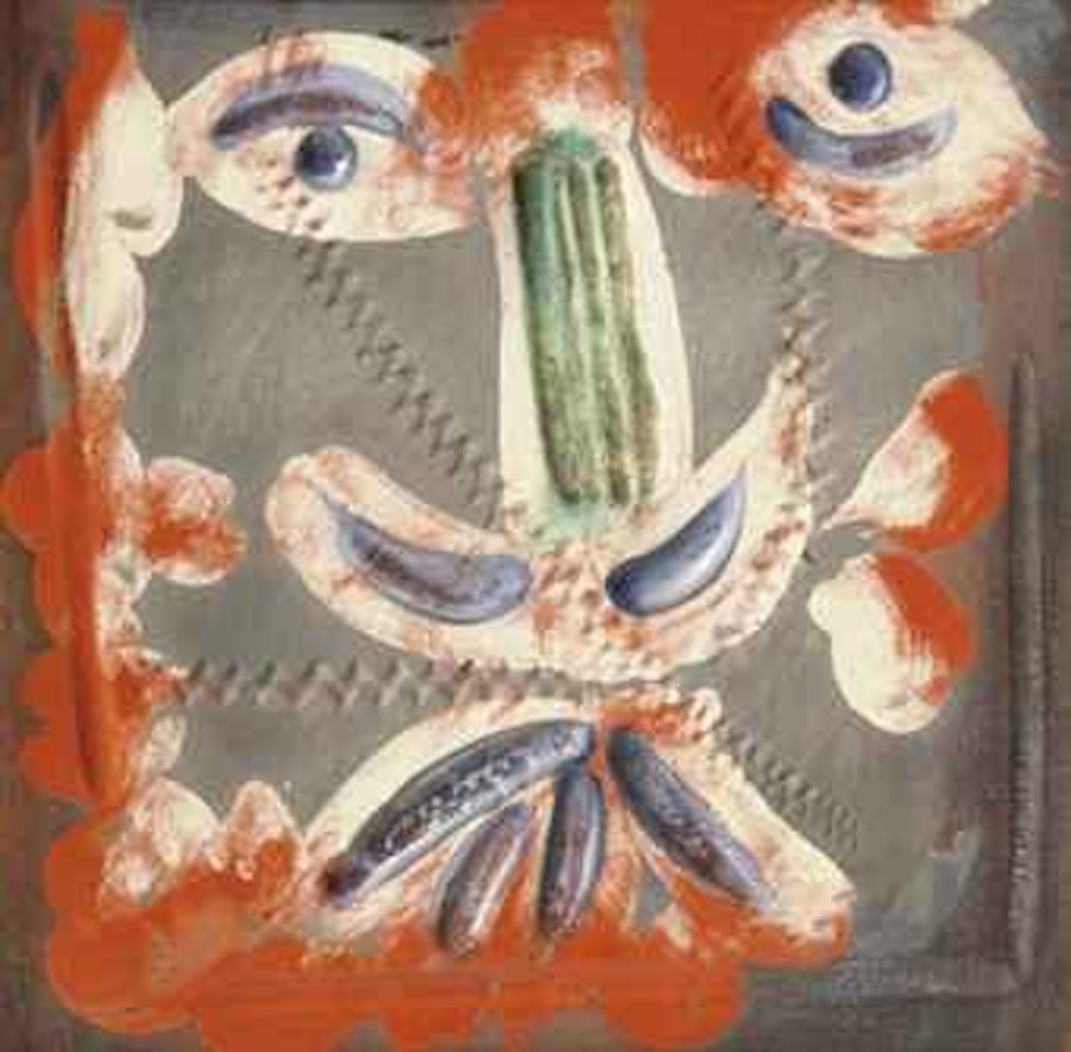 Visage au nez vert by Pablo Picasso