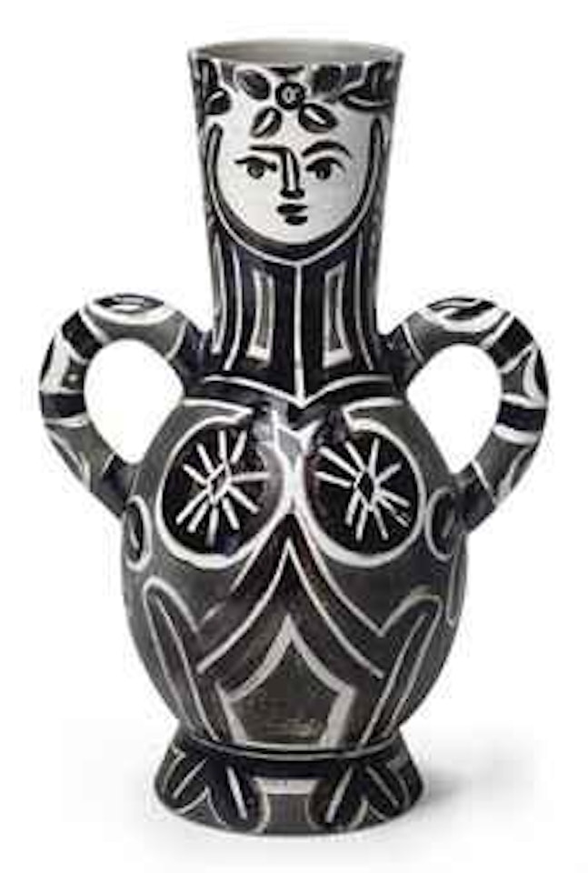 Vase with Two High Handles (AR 213) by Pablo Picasso
