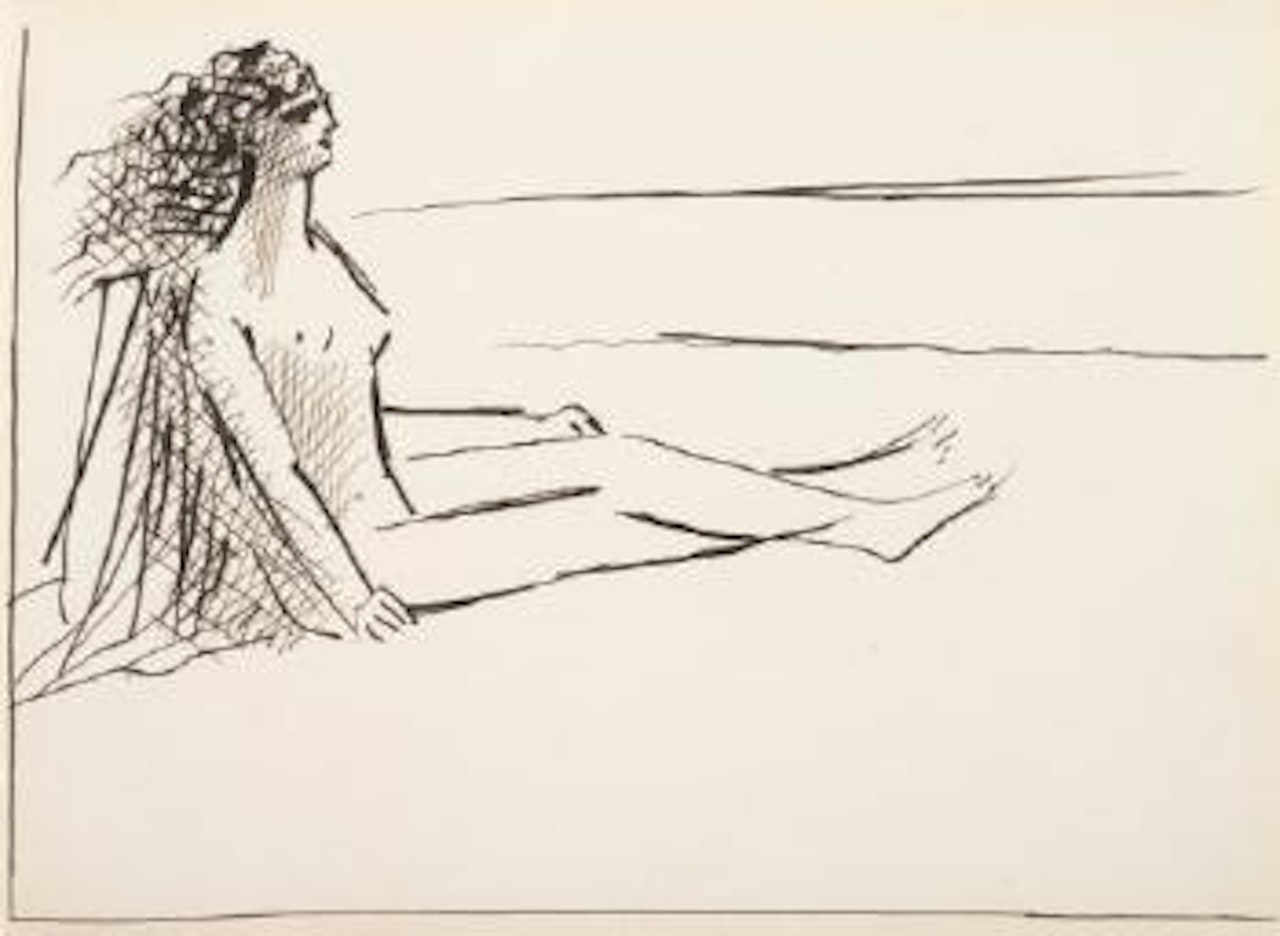 Baigneuse Assise by Pablo Picasso
