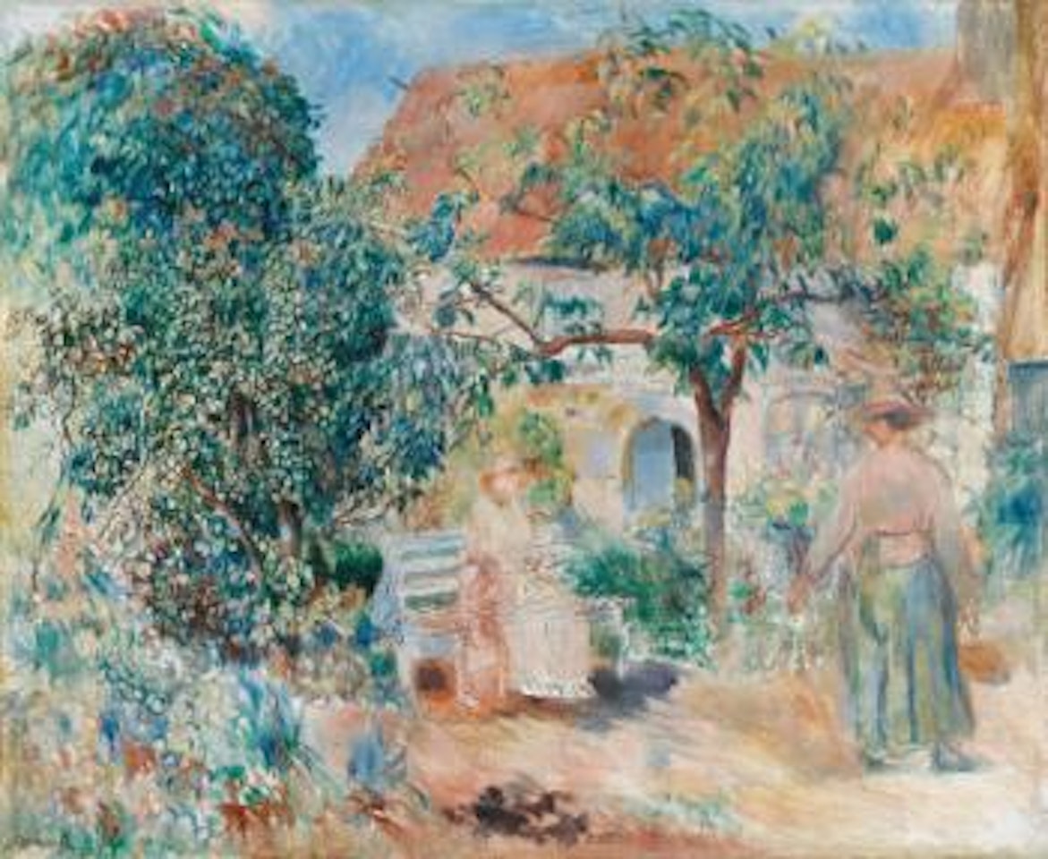 Au Jardin En Bretagne by Pierre-Auguste Renoir