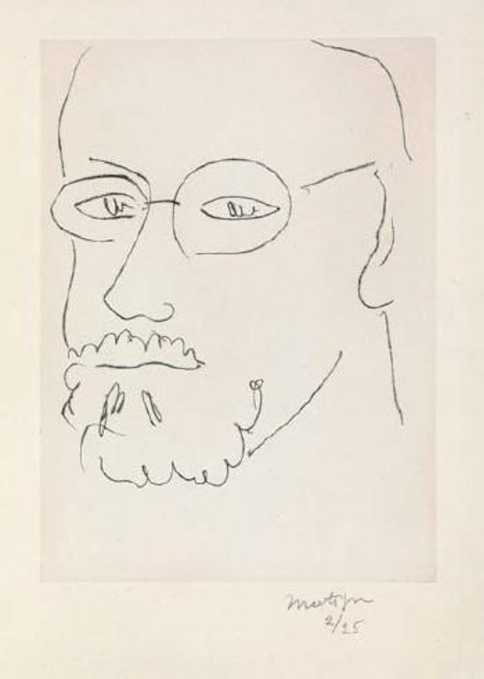 Autoportrait de trois-quarts by Henri Matisse