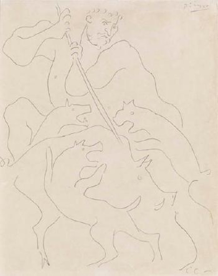 Méléagre tue le Sanglier de Calydon by Pablo Picasso