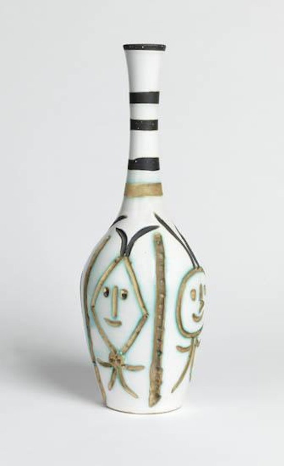 Engraved bottle by Pablo Picasso