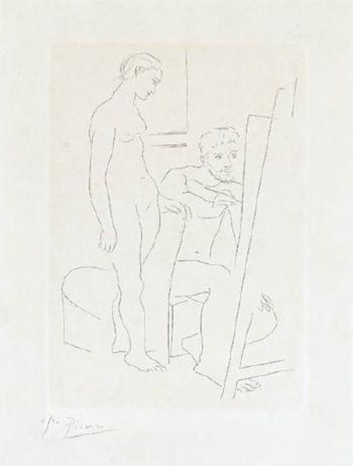 Le modèle nu by Pablo Picasso