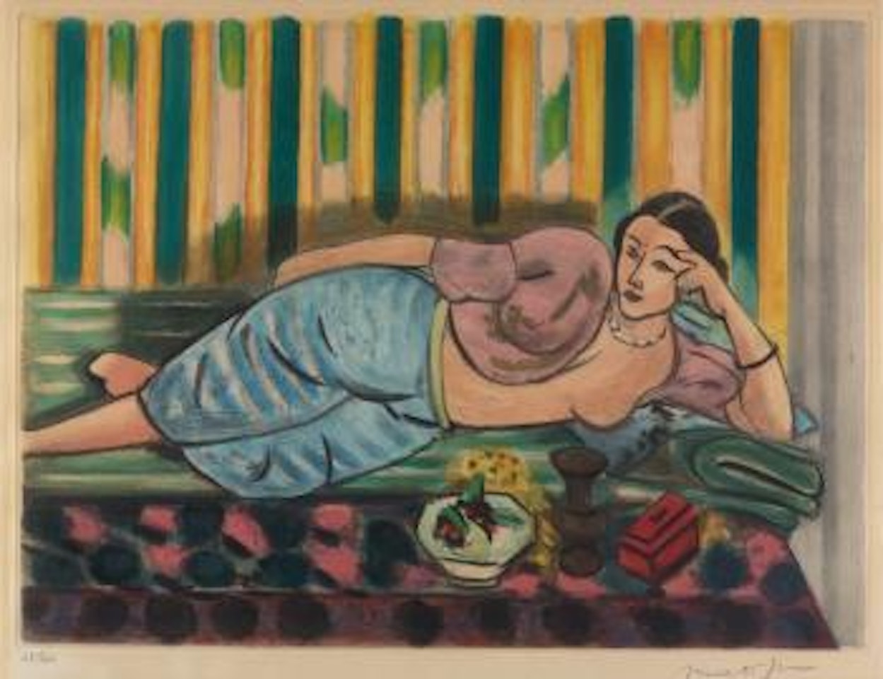 Odalisque Au Coffret Rouge (D. III) by Henri Matisse