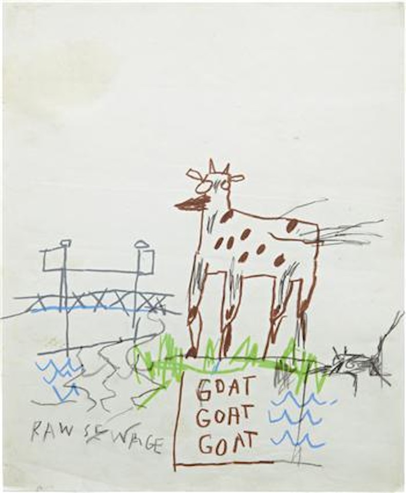 Raw Sewage by Jean-Michel Basquiat