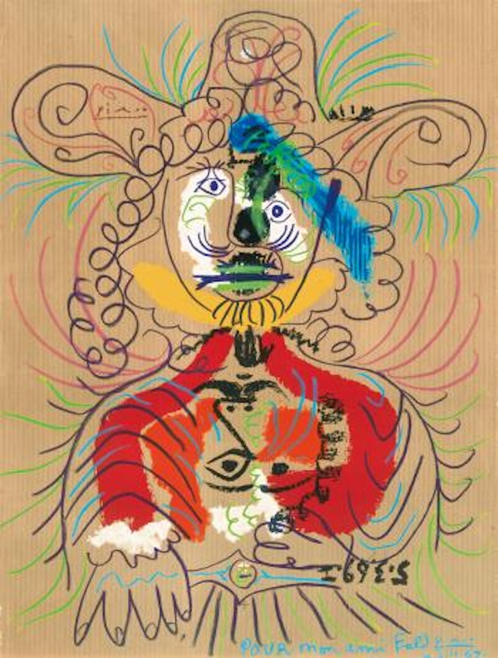 Double Portrait De Mousquetaire by Pablo Picasso