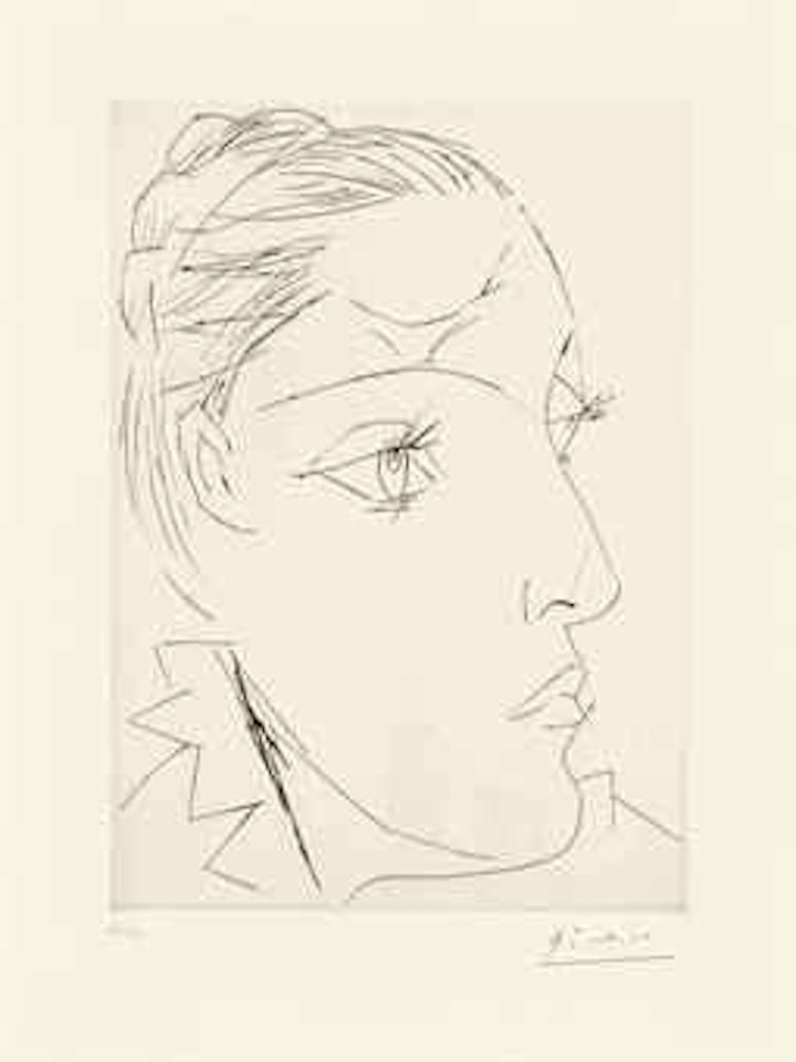 Portrait de Femme (Bloch 292; Baer 611) by Pablo Picasso
