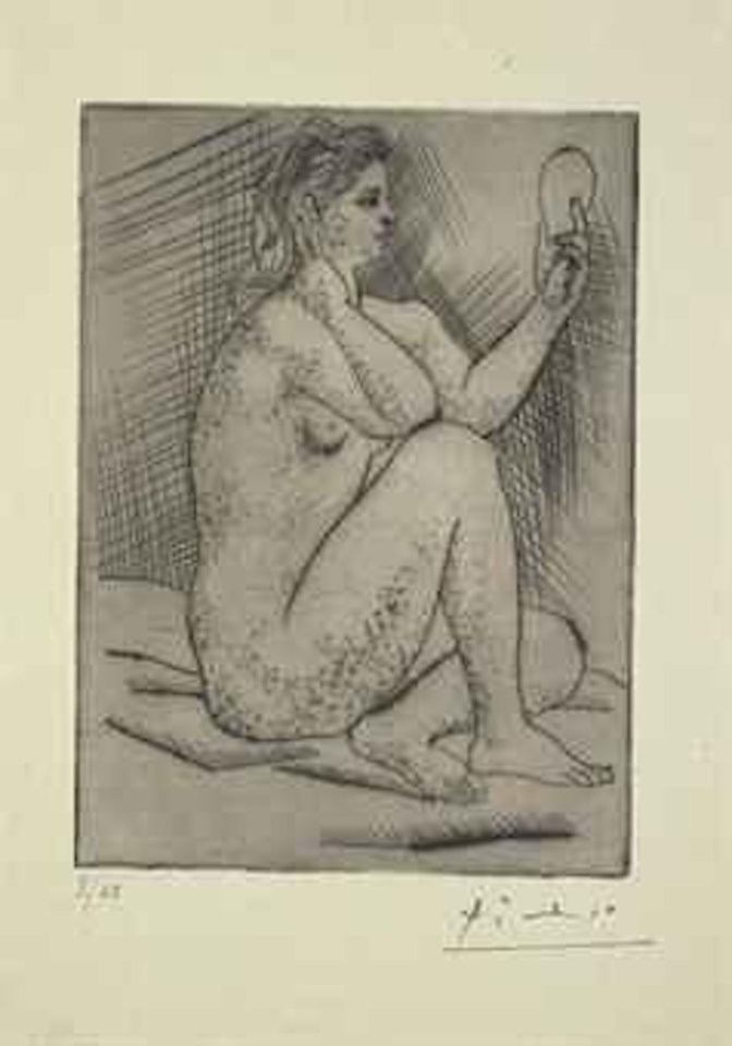 Femme au Miroir (B. 52; Ba. 69IIb.1) by Pablo Picasso