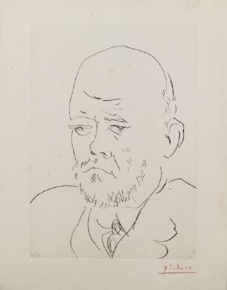 Portrait de Vollard III by Pablo Picasso
