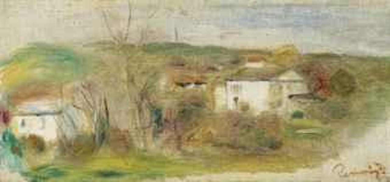 La vallée de la Cagne by Pierre-Auguste Renoir
