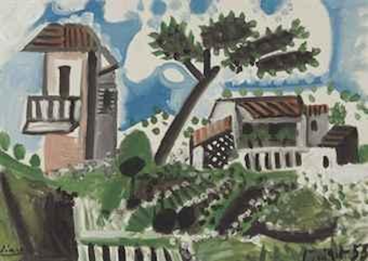 Paysage de Vallauris by Pablo Picasso