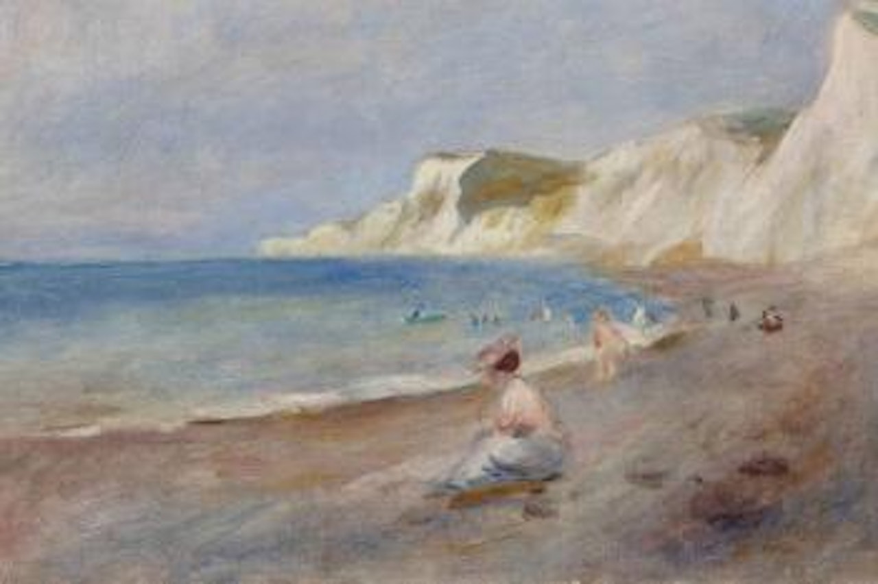 La plage de Varengeville by Pierre-Auguste Renoir